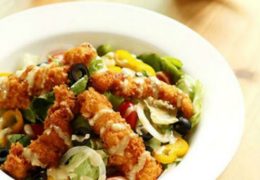 Cách làm salad gà chiên vừa  ngon vừa không sợ tăng cân