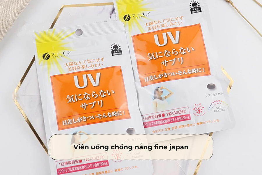 Viên uống chống nắng fine japan