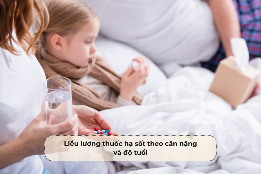 Liều lượng thuốc hạ sốt theo cân nặng và độ tuổi