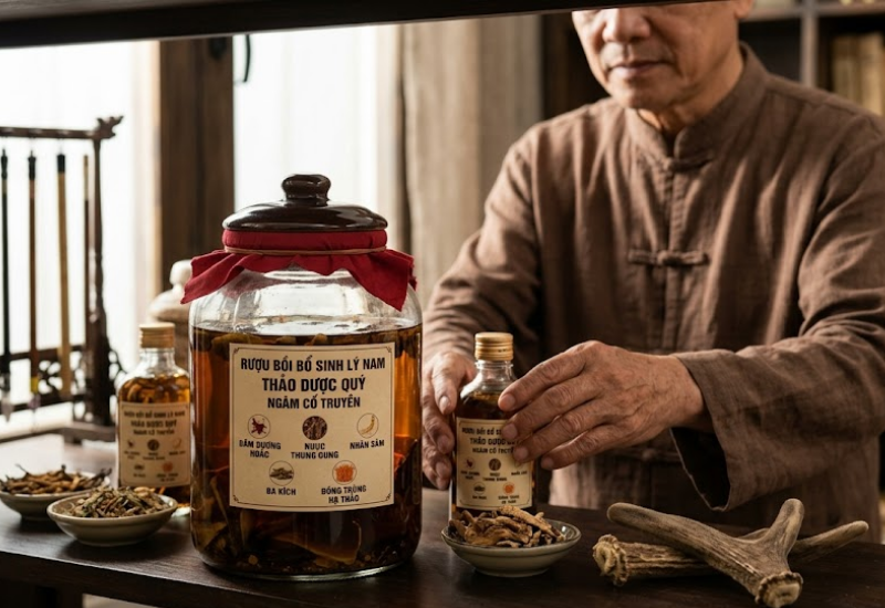 Rượu tăng cường sinh lý nam là gì