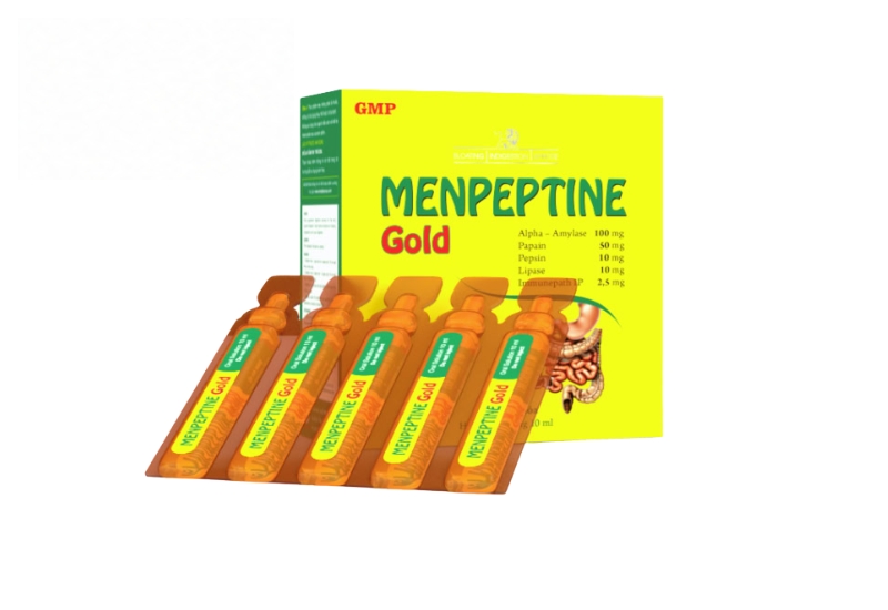Tham khảo men tiêu hóa dạng nước Menpeptine 