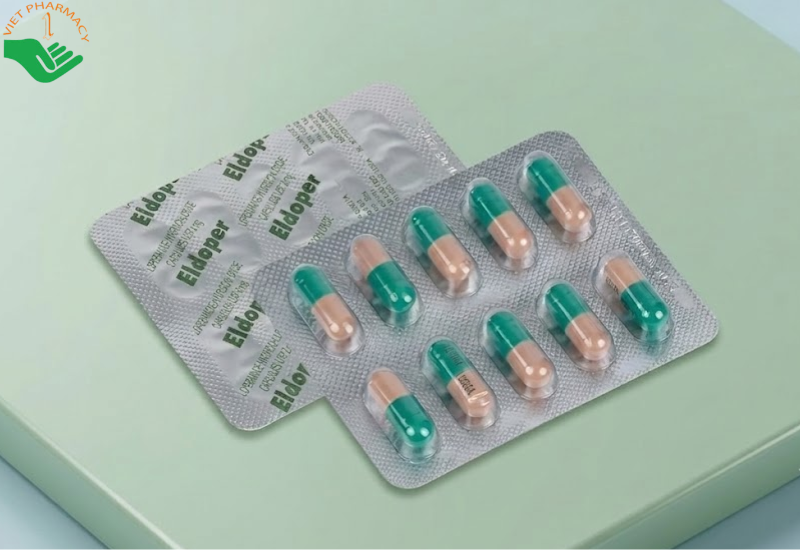 Thuốc Eldoper điều trị tiêu chảy (10 vỉ x 10 viên)