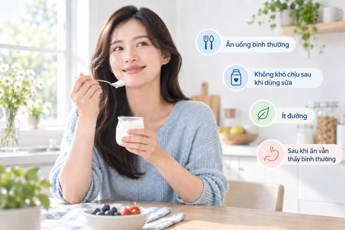Người bị tiêu chảy vẫn có thể ăn sữa chua nếu ăn uống bình thường và không khó chịu với sữa