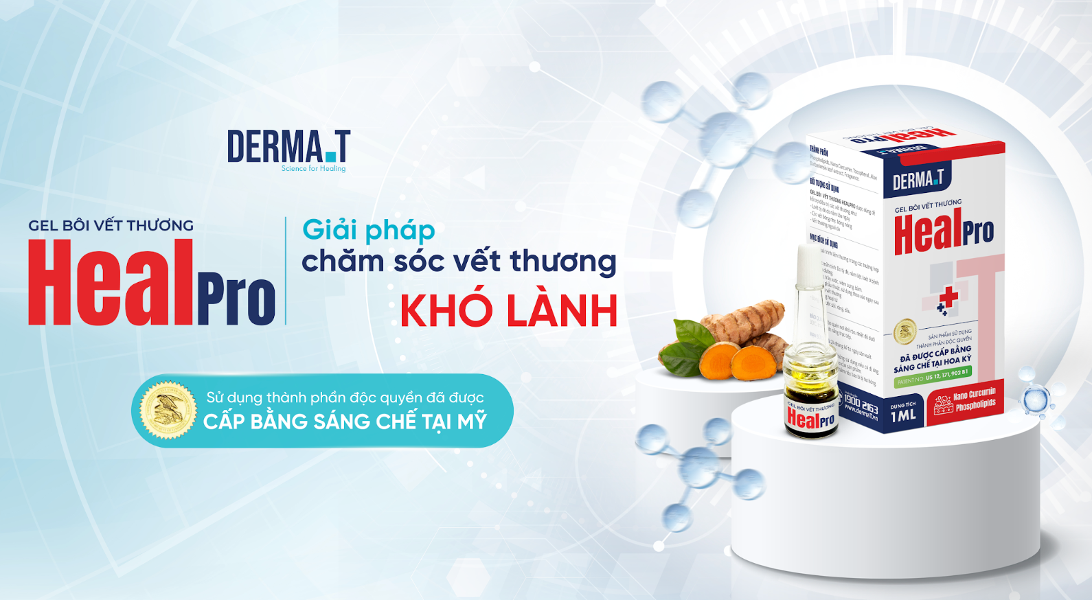 Gel bôi vết thương HealPro - Chăm sóc vết thương khó lành