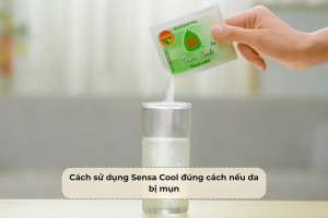Cách sử dụng Sensa Cool đúng cách nếu da bị mụn