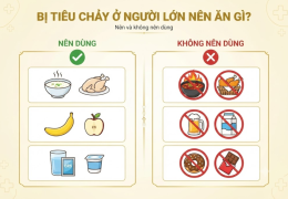 Bị tiêu chảy ở người lớn nên ăn gì? Những thực phẩm nên và không nên dùng